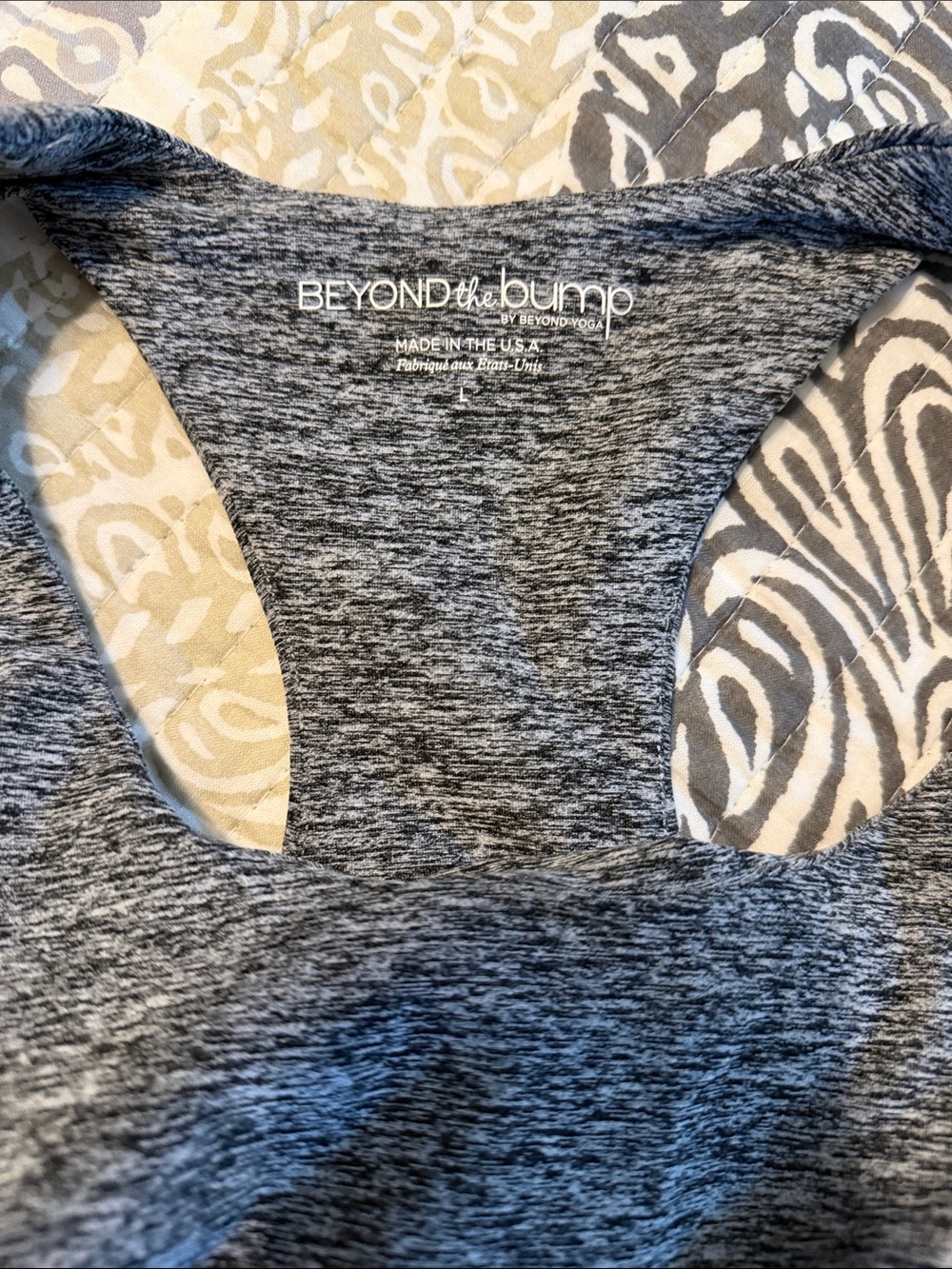 Beyond the Bump Maternity Racerback Tank - Picture 2 of 2